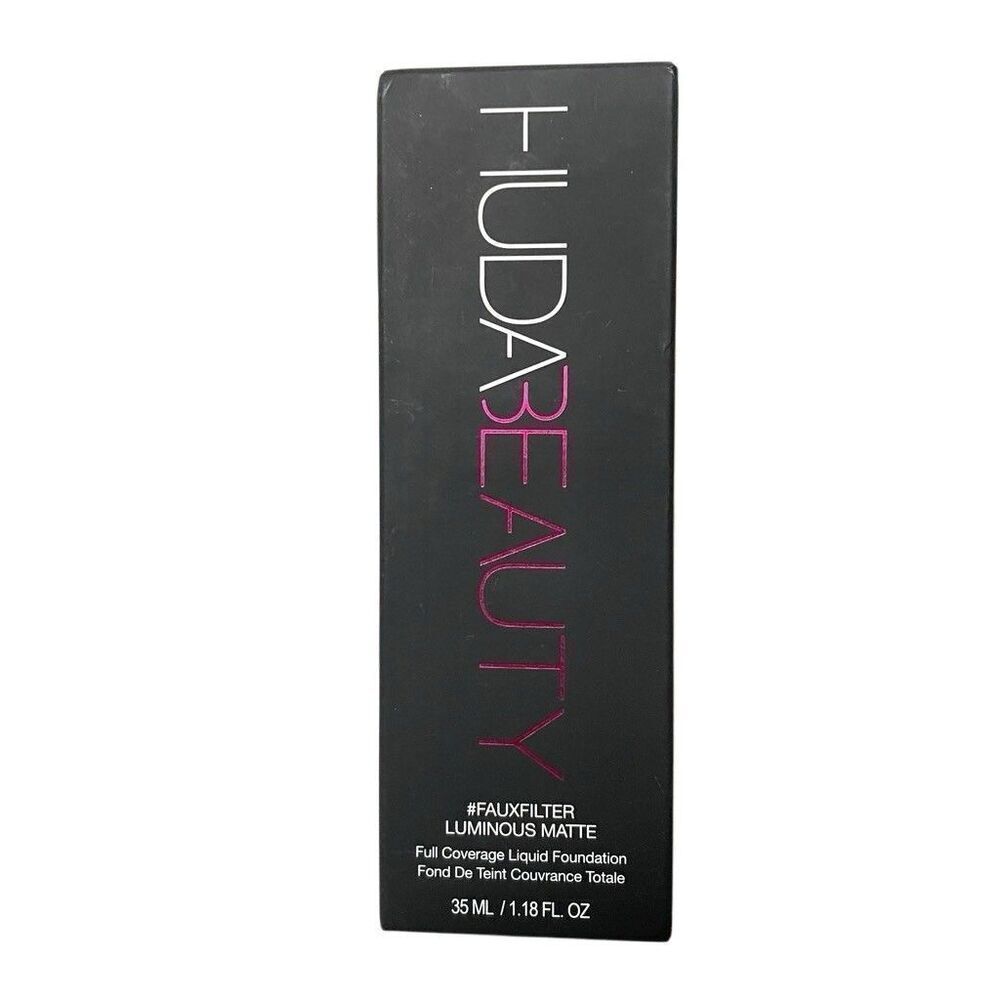 Huda Beauty #FauxFilter Luminous Matte Foundation Biscotti 405N 1.18 fl oz